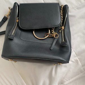 Pleather Fashion Backpack